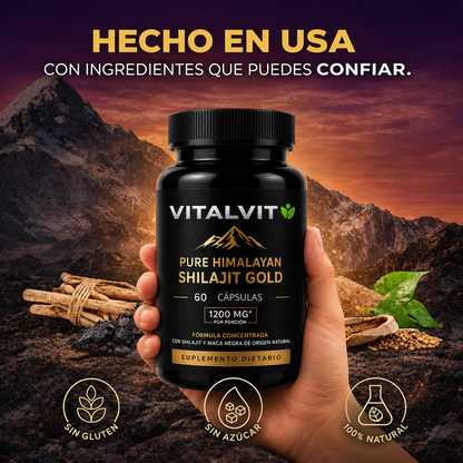 Shilajit Gold™ | Potencia Natural Masculina